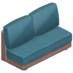 Sofa bleu sarcelle